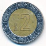 Мексика, 2 песо (2007 г.)