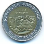Аргентина, 1 песо (2010 г.)