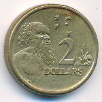 Australia, 2 dollars, 1988