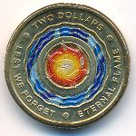 Австралия, 2 доллара (2018 г.)