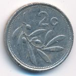 Malta, 2 cents, 1998