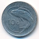 Malta, 10 cents, 1992