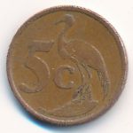 ЮАР, 5 центов (1999 г.)