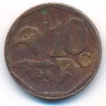 South Africa, 10 cents, 2012