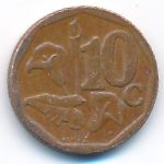 South Africa, 10 cents, 2012