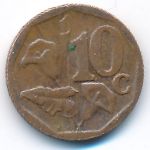 South Africa, 10 cents, 2012