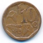 ЮАР, 10 центов (2017 г.)