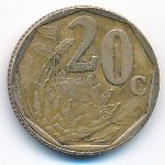 ЮАР, 20 центов (2000 г.)
