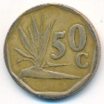 South Africa, 50 cents, 1994