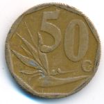 South Africa, 50 cents, 2008