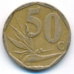 South Africa, 50 cents, 2008