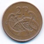 Ирландия, 2 пенса (1990 г.)