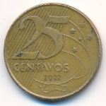 Бразилия, 25 сентаво (2002 г.)