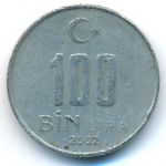 Турция, 100000 лир (2002 г.)