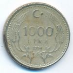 Турция, 1000 лир (1994 г.)