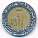 Mexico, 1 nuevo peso, 1993