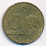 Уругвай, 5 песо (2011&ndash;2014 г.)