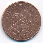 Джерси, 2 пенса (2016 г.)