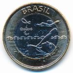 Бразилия, 1 реал (2016 г.)