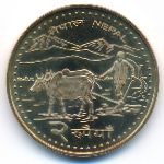 Nepal, 2 rupees, 2006