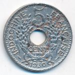 French Indo China, 5 cents, 1930