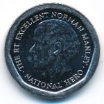 Jamaica, 5 dollars, 1996