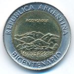 Аргентина, 1 песо (2010 г.)
