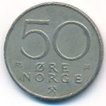 Норвегия, 50 эре (1974 г.)