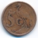 ЮАР, 5 центов (1999 г.)