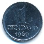Brazil, 1 centavo, 1969