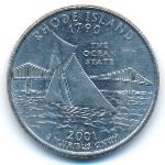 США, 1/4 доллара (2001 г.)