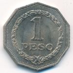 Colombia, 1 peso, 1967