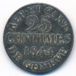 Женева, 25 сентим (1844 г.)