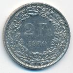 Швейцария, 2 франка (1980 г.)