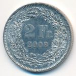 Швейцария, 2 франка (2008 г.)