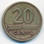 Lithuania, 20 centu, 1997