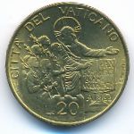 Vatican City, 20 lire, 1997