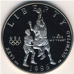 USA, 1/2 dollar, 1995