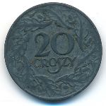Польша, 20 грошей (1923 г.)