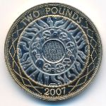 Великобритания, 2 фунта (2007 г.)