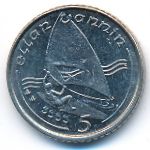 Isle of Man, 5 pence, 1993