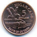 Гайана, 5 долларов (2002–2012 г.)