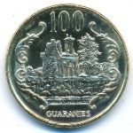 Paraguay, 100 guaranies, 1996