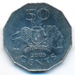 Свазиленд, 50 центов (1998–2005 г.)