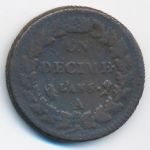 Франция, 1 десим (1796 г.)