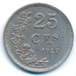 Luxemburg, 25 centimes, 1927