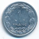 Central African Republic, 1 franc, 2003