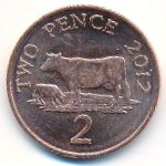 Гернси, 2 пенса (1999–2012 г.)