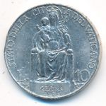 Ватикан, 10 лир (1931–1936 г.)