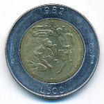 San Marino, 500 lire, 1982